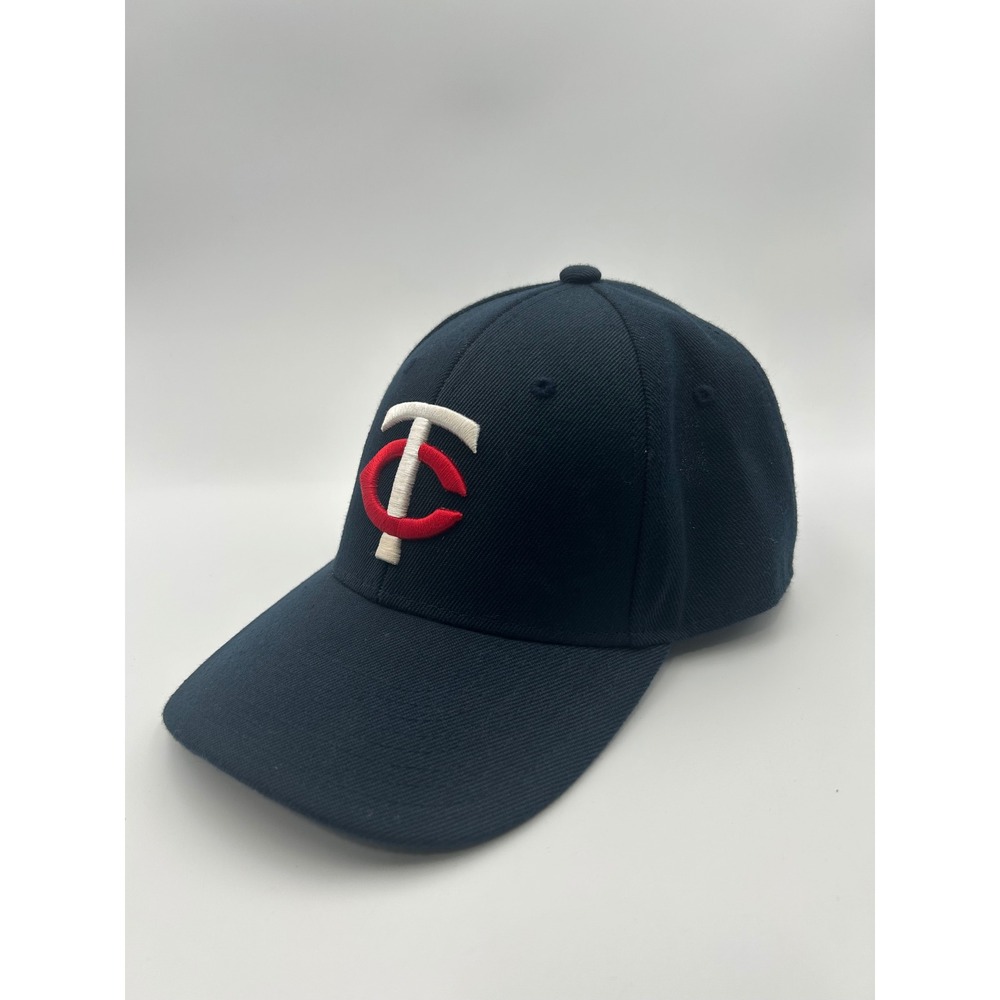 Minnesota Twins Ford Navy Blue Baseball Hat TC Logo Adjustable Strap Cap B905
